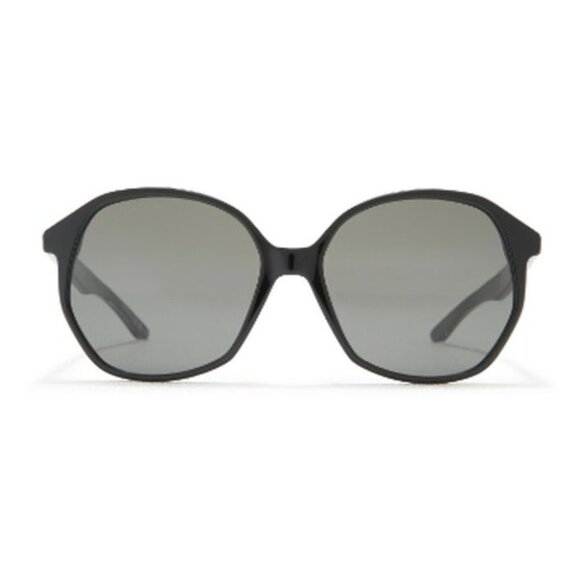 Balenciaga 58mm Round Sunglasses Black - Picture 1 of 6
